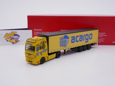 Herpa 313094 # MAN TGX XXL Gardinenplanen-Sattelzug " Acargo/ Sons of Anarchy " 1:87
