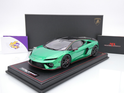 MR Collection LAMBO062A # Lamborghini Temerario Baujahr 2024 " Verde Mercurio " 1:18