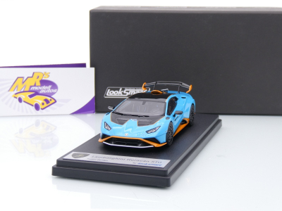 Look Smart LS523A # Lamborghini Huracan STO Baujahr 2024 " Blu Laufey  " 1:43