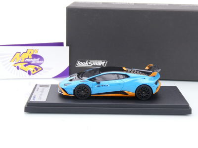 Preview: Look Smart LS523A # Lamborghini Huracan STO Baujahr 2024 " Blu Laufey  " 1:43