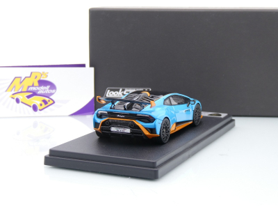 Preview: Look Smart LS523A # Lamborghini Huracan STO Baujahr 2024 " Blu Laufey  " 1:43