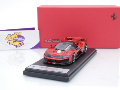 Look Smart LS559K # Ferrari F80 Hybrid Baujahr 2025 " Rosso Magma Livery " 1:43