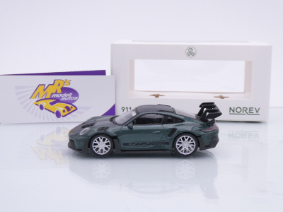 Preview: Norev 750069 # Porsche 911 (992) GT3 RS Baujahr 2022 " dunkelgrünmetallic " 1:43