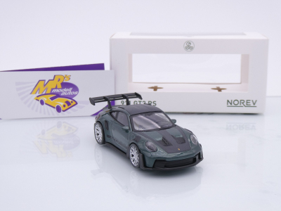Preview: Norev 750069 # Porsche 911 (992) GT3 RS Baujahr 2022 " dunkelgrünmetallic " 1:43