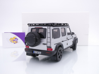 Preview: Norev 183030 # Mercedes-Benz G-Klasse Professional Baujahr 2024 " Irdiumsilber " 1:18
