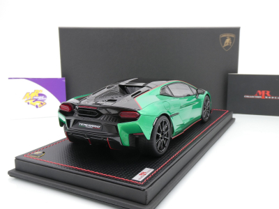 Preview: MR Collection LAMBO062A # Lamborghini Temerario Baujahr 2024 " Verde Mercurio " 1:18