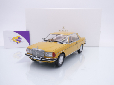 Norev 183985 # Mercedes-Benz 280 CE Coupe Baujahr 1980 " Sahara Yellow " 1:18