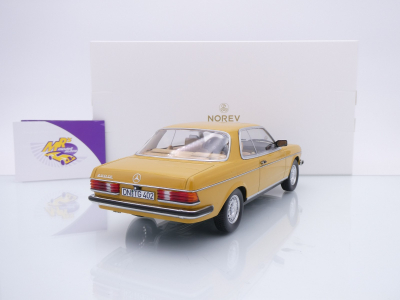 Preview: Norev 183985 # Mercedes-Benz 280 CE Coupe Baujahr 1980 " Sahara Yellow " 1:18
