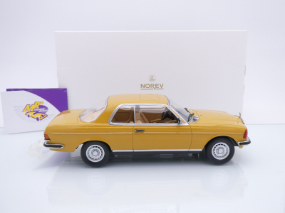 Preview: Norev 183985 # Mercedes-Benz 280 CE Coupe Baujahr 1980 " Sahara Yellow " 1:18
