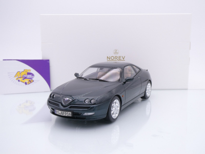 Norev 187842 # Alfa Romeo GTV Coupe Baujahr 1999 " Coventry Green Metallic " 1:18