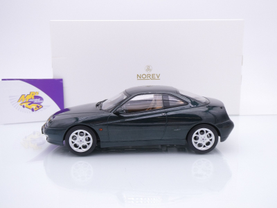 Preview: Norev 187842 # Alfa Romeo GTV Coupe Baujahr 1999 " Coventry Green Metallic " 1:18