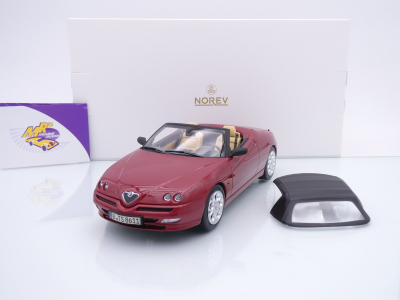 Norev 187854 # Alfa Romeo GTV Spider Baujahr 1999 " Proteo Red Metallic " 1:18