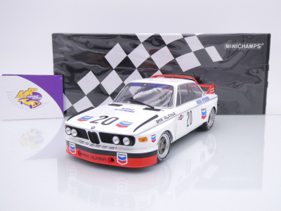 Minichamps 155732620 # BMW Alpina 3.0 CSL #20 24h Spa 1973 " Brun Kocher " 1:18