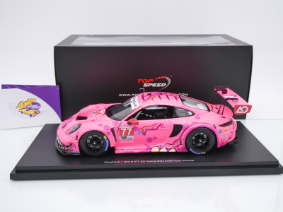 Preview: Top Speed TS0617 # Porsche 911 GT3 #77 Road America 2024 " ROXY AO Racing " 1:18
