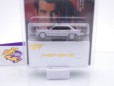 Preview: TSM MINI GT MGT00902-007J # BMW 750 IL E39 " James Bond Tomorrow Dies JPN " 1:64