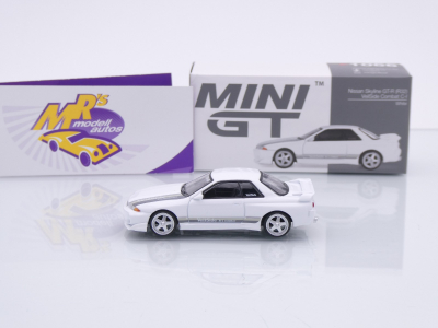 Preview: TSM MINI GT MGT01066-R # Nissan Skyline GT-R (R32) VeilSide Combat " weiß " 1:64