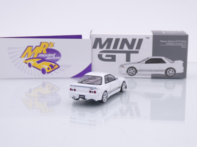 Preview: TSM MINI GT MGT01066-R # Nissan Skyline GT-R (R32) VeilSide Combat " weiß " 1:64
