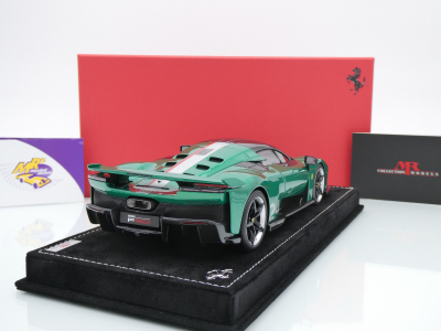 Preview: MR Collection FE045E # Ferrari F80 Hybrid Baujahr 2025 " Green Jewel Livery " 1:18
