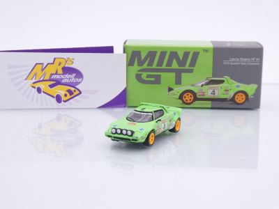 TSM MINI GT MGT01050-L # Lancia Stratos HF Rallye Spanien 1979 " Llopis " 1:64