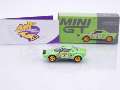 Preview: TSM MINI GT MGT01050-L # Lancia Stratos HF Rallye Spanien 1979 " Llopis " 1:64