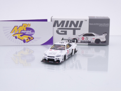 TSM MINI GT MGT01059-R # Nissan Skyline GTR R34 LB Silhouette " Liberty Walk Athlete / Collet " 1:64