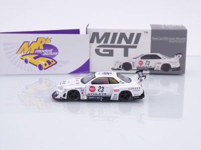 Preview: TSM MINI GT MGT01059-R # Nissan Skyline GTR R34 LB Silhouette " Liberty Walk Athlete / Collet " 1:64