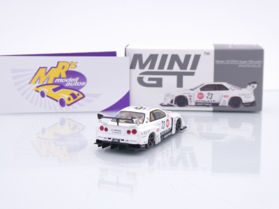 Preview: TSM MINI GT MGT01059-R # Nissan Skyline GTR R34 LB Silhouette " Liberty Walk Athlete / Collet " 1:64