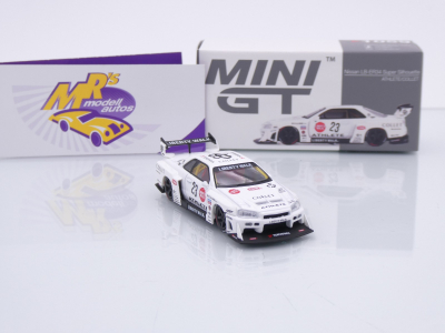 Preview: TSM MINI GT MGT01059-R # Nissan Skyline GTR R34 LB Silhouette " Liberty Walk Athlete / Collet " 1:64