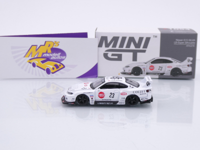 Preview: TSM MINI GT MGT01054-R # Nissan Silvia S15 LB-Super Silhouette " Liberty Walk Athlete " 1:64