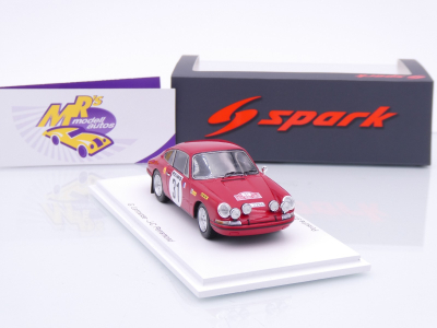 Preview: Spark S5581 # Porsche 911S #31 Rallye Monte Carlo 1969 " G. Larrousse - J-C. Perramond " 1:43