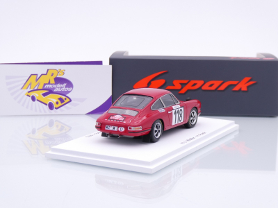 Preview: Spark S6606 # Porsche 911S #118 Rallye Monte Carlo 1970 " Walter - Rack " 1:43