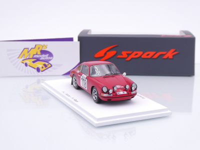 Preview: Spark S6606 # Porsche 911S #118 Rallye Monte Carlo 1970 " Walter - Rack " 1:43