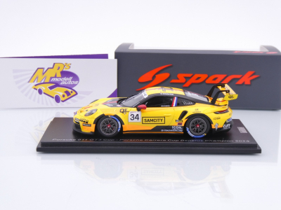 Preview: Spark S6302# Porsche 911 GT3 Carrera Cup Benelux Champion 2024 " Dirk Schouten " 1:43