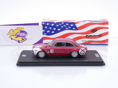 Preview: Spark US379 # Alfa Romeo Giulia Sprint GTA #25 24h Daytona 1968 " E. Pinto - S. Dini " 1:43