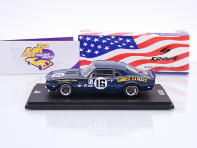 Preview: Spark US246 # Chevrolet Camaro #16 12h Sebring 1968 " C. Fisher / Sunoco " 1:43