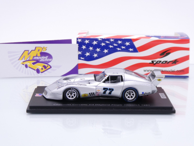Preview: Spark US188 # Chevrolet Corvette C3 #77 250 Daytona 1981 " Larry Stephens " 1:43