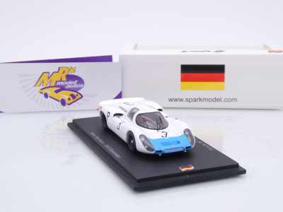 Preview: Spark SG822 # Porsche 907 #3 1000km Nürburgring 1968 " Herrmann Stommelen " 1:43