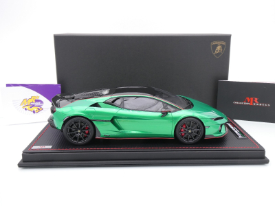 Preview: MR Collection LAMBO062A # Lamborghini Temerario Baujahr 2024 " Verde Mercurio " 1:18