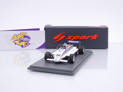 Spark S7175 # March 821 F1 #18 Long Beach USA F1 GP 1982 " Raul Boesel " 1:43