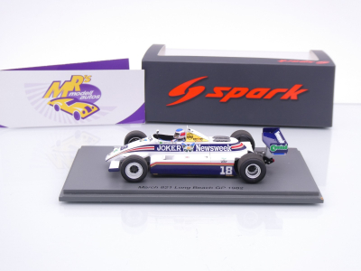 Preview: Spark S7175 # March 821 F1 #18 Long Beach USA F1 GP 1982 " Raul Boesel " 1:43