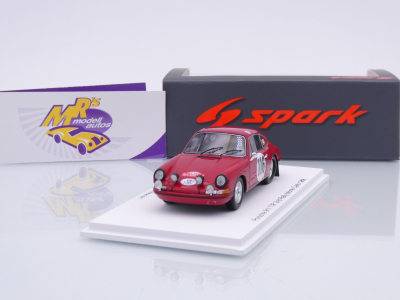Spark S5580 # Porsche 911 T/R #116 2nd Rallye Monte Carlo 1968 " P. Toivonen - M. Tinkkanen " 1:43
