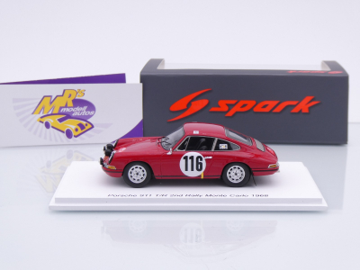 Preview: Spark S5580 # Porsche 911 T/R #116 2nd Rallye Monte Carlo 1968 " P. Toivonen - M. Tinkkanen " 1:43