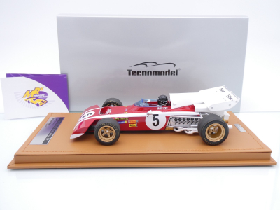Preview: Tecnomodel TM18-321D # Ferrari 312 B2 South Africa GP 1972 " Jacky Ickx " 1:18