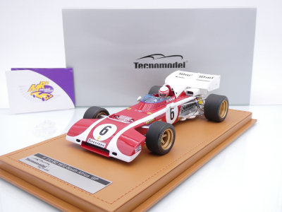Tecnomodel TM18-321C # Ferrari 312 B2 South Africa GP 1972 " Clay Regazzoni " 1:18