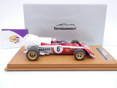 Preview: Tecnomodel TM18-321C # Ferrari 312 B2 South Africa GP 1972 " Clay Regazzoni " 1:18