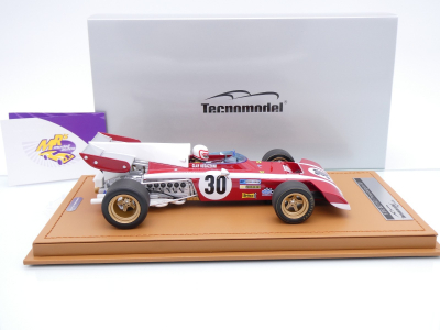 Preview: Tecnomodel TM18-321A # Ferrari 312 B2 Belgium GP 1972 " Clay Regazzoni " 1:18