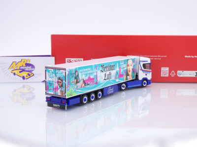 Preview: Herpa 320009 # Scania CS 20 HD Kühlkoffer-Sattelzug " Scheufler / Berliner Luft " 1:87