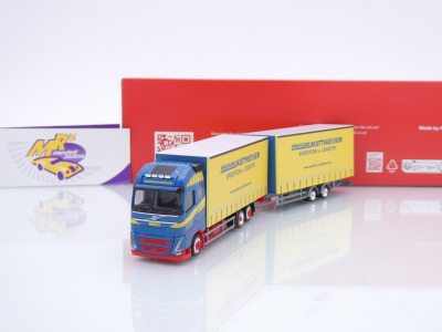 Herpa 319515 # Volvo FH GL XL Jumboplanen-Hängerzug " Wolfgang Matthiesen Spedition " 1:87