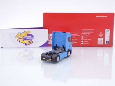 Preview: Herpa 306768-006 # Scania CS20 HD 2-achs Zugmaschine " Lichtblau " 1:87