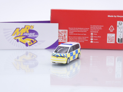 Herpa 098670 # Volkswagen VW Multivan Einsatzwagen " Politie Belgien " 1:87